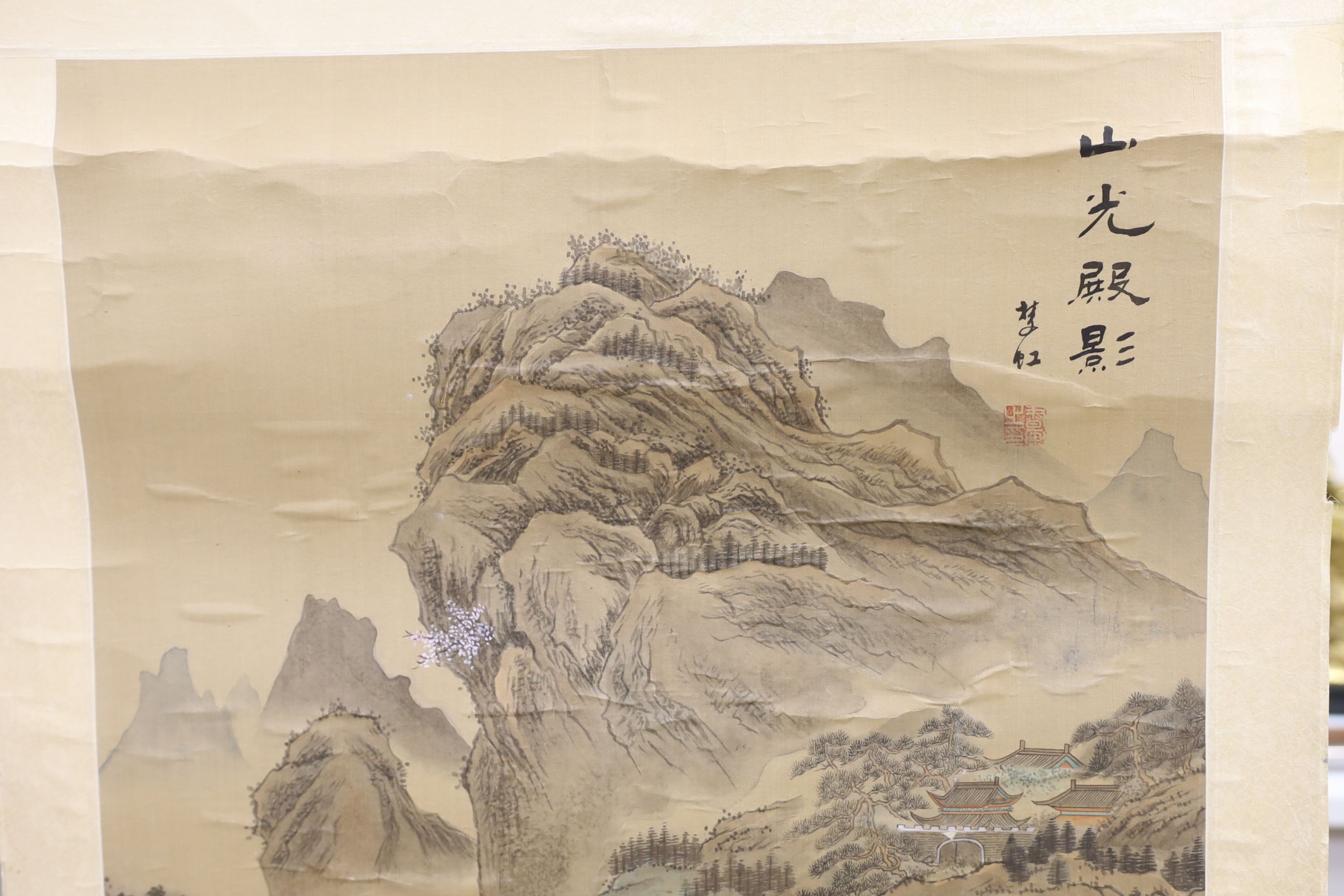 A 19th / 20th century Chinese scroll painting